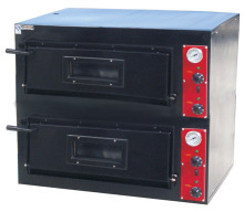 Electric Counter Top Commercial Pizza Oven with Dual Chambers