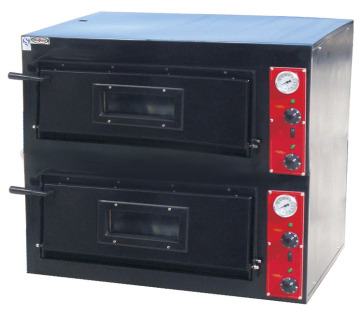 Electric Counter Top Commercial Pizza Oven with Dual Chambers