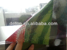 interior one way vision clear film,one way vision mesh, two way vision perforated window film