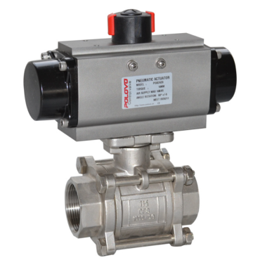 Pneumatic Actuated Ball Valve with limit switch