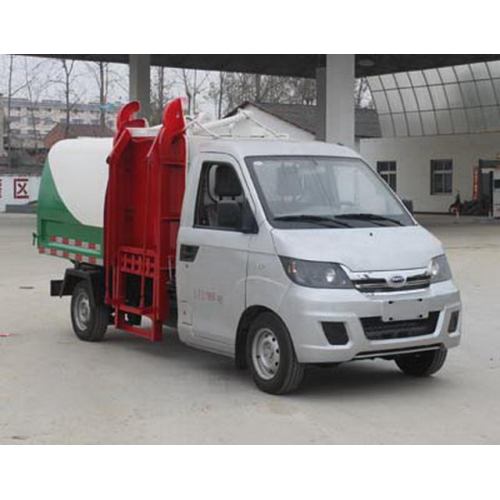 Kairui Gasoline 3CBM Hydraulic Lifter Garbage truck