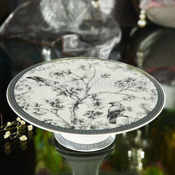 8 Inches Elegant Fine Ceram Cake Stand
