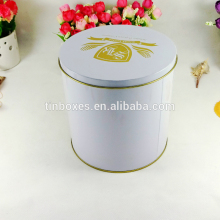 Factory custom round shape large cake tin can