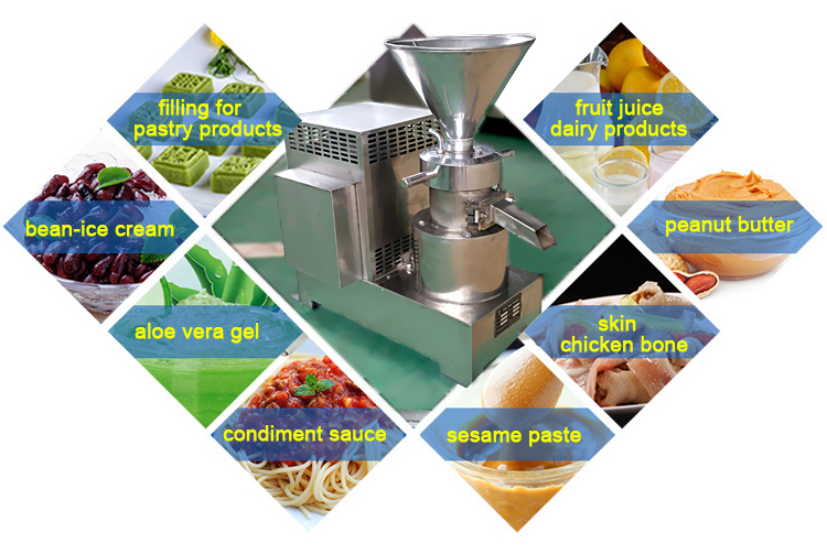 Price peanut butter colloid mill for grinding automatic peanut butter making machine