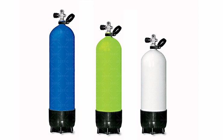 Sale to Dubai CE Certified Aluminum 12L Scuba Oxygen Cylinder