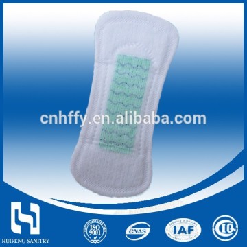 Soft Cotton Disposable Ultra-thin Panty Liner anion 155mm