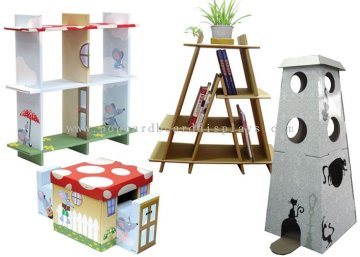 Custom Building Corrugated Cardboard Furniture  Patterns  For Kids