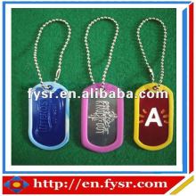 2013 new silicone dog tag silencer with printed logo pet tag