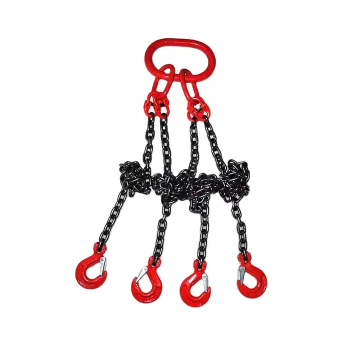 G80 Lifting Chain Sling with Clevis Grab Hooks