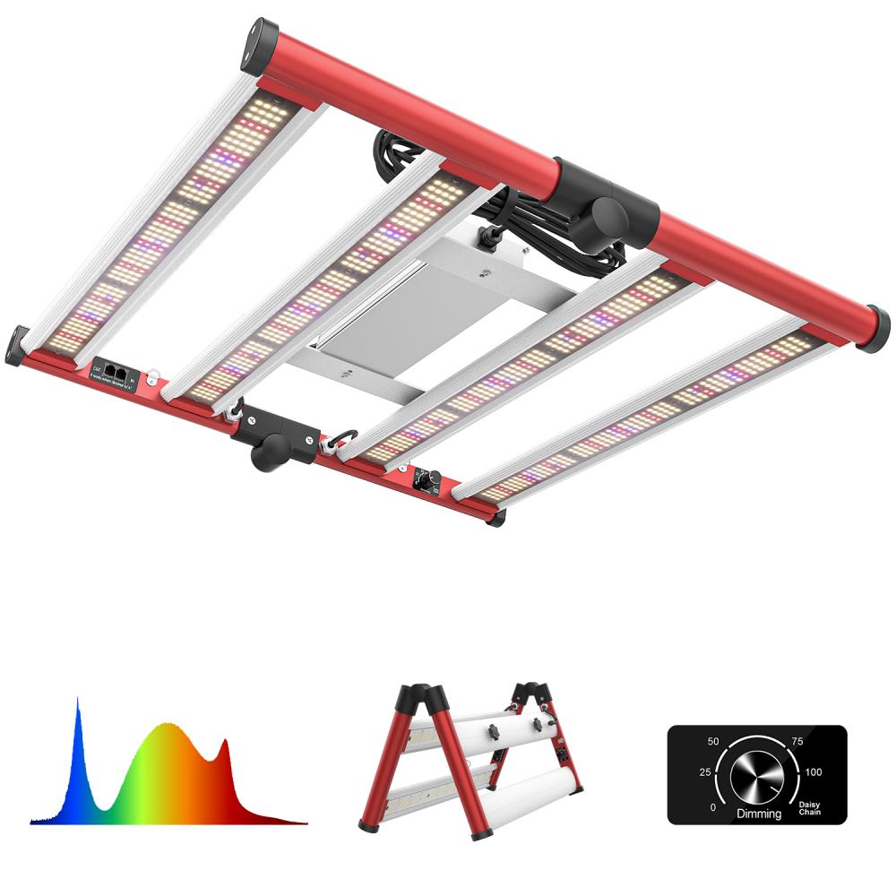 Aglex 240W 4 Bar Light με LM281B/ LM301B/ LM301H 660NM ΚΟΚΚΙΝΟ UV IR LED GROW Light Horticulture Hydroponics Veg Bloom