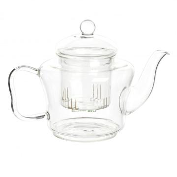 Mouthblown Pyrex Glass Teapot Flowering Tea Set