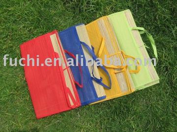 Folding Straw Beach Mat