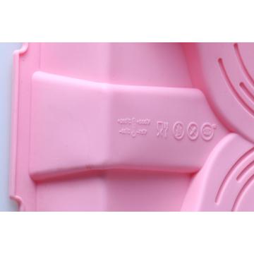 Pink gift shaped baking mold