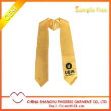 Wholesale Shiny Satin Imprinted Honor Stoles