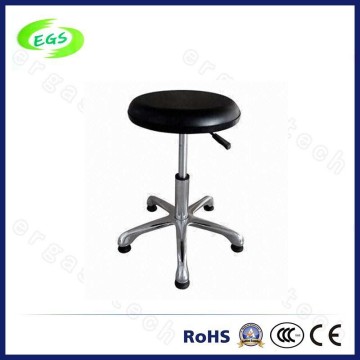 ESD PU Laboratory Saddle Stool - Black Chair