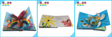 printing in china Kids colouring pop up books with stickers