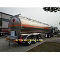 Aluminium alloy 40 CBM Petroli Tanker Semi Trailers