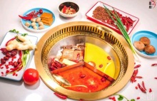 Commercial induction cooker smokeless hot pot table