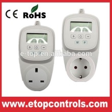 Plug in digital thermostat control for heating panel