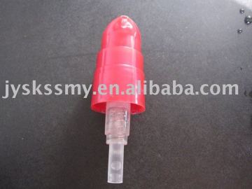 plastic cosmetic cream spray pump