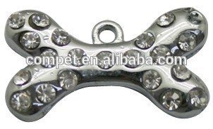 Compet Wholesale Diamond Dog Bone Pendant for Necklace