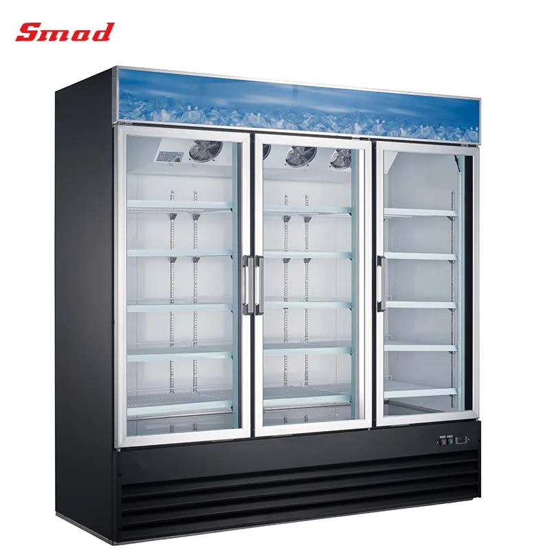 China Vertical Glass Door Cooler Showcase