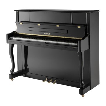 PETROF·SCHOLZE NS-3 Upright Piano Black Polished Music Teaching 123cm European PETROF Craft Professional Acoustic Piano