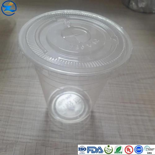 Natural Clear Thermoformed PLA Cup Finished Products