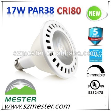 17w CRI80 CRI90 COB cul par 38 led bulbs