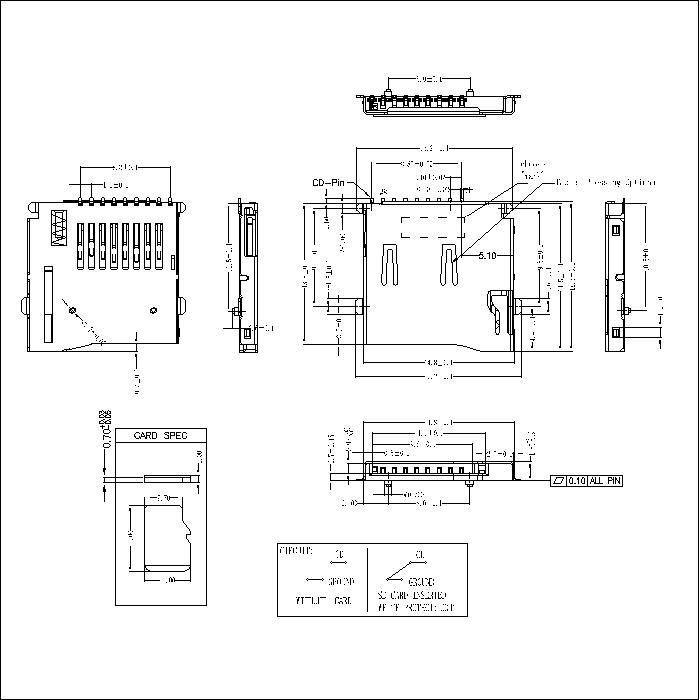 TSIM series 1.85mm height connector ATK-TSIMX185A003