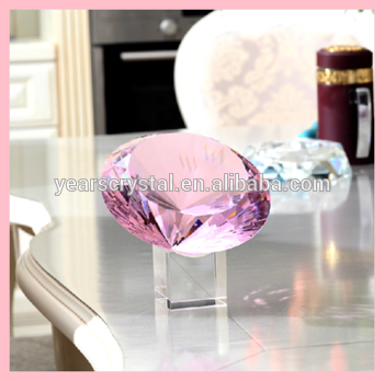 High Quality Crystal Diamond Machine Made Glass Diamond