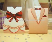 Bride And Groom Wedding Bomboniere Boxes Dress/Tuxedo