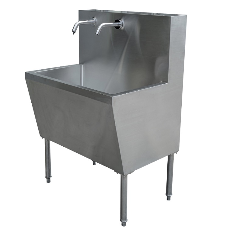 stianless steel healthcare sink