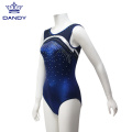 ชุดบอดี้ยิมนาสติกสาวที่กำหนดเอง Sparkle Gymnastics Leotards