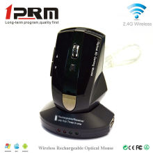CPI Adjustable 2.4Ghz Wireless Rechargeable Mouse/Rechargeable USB Wireless Mouse with Rechargeable USB Cable for Sale