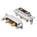 Soket 7W2 Power D-Sub Connector Through Hole