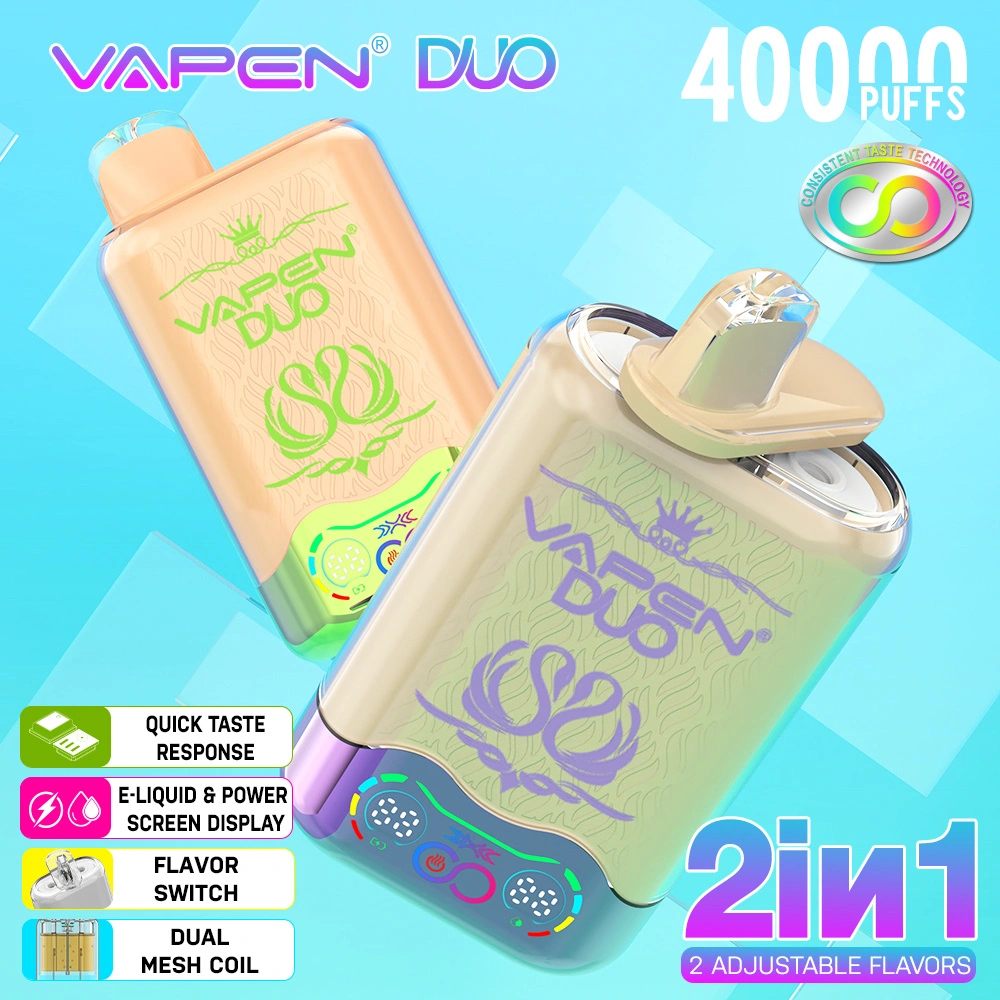 VAPEN DUO 40K Premium Vape EU Warehouse Fabrikant fan Sina