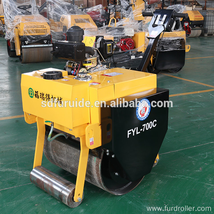 Wholesale Single Drum Soil Hand Roller Compactor (FYL-700)