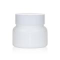 Cosmetic skincare white porcelain bottle custom cream bottle