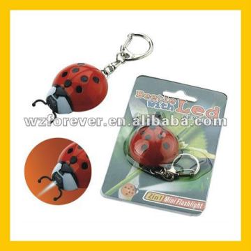 LED Beetle Keyring Light