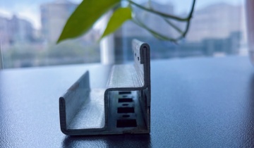 Nine-fold profiles used for electrical cabinet enclosures