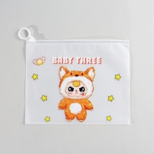 Matte PEVA Ring Zipper Bag