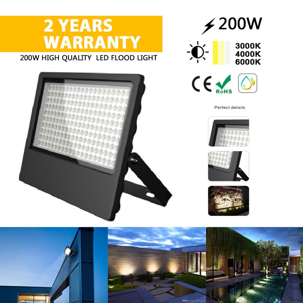 Lâmpada holofote para exterior LED 200W