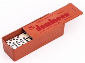 Plastic Box Melamine dominoes