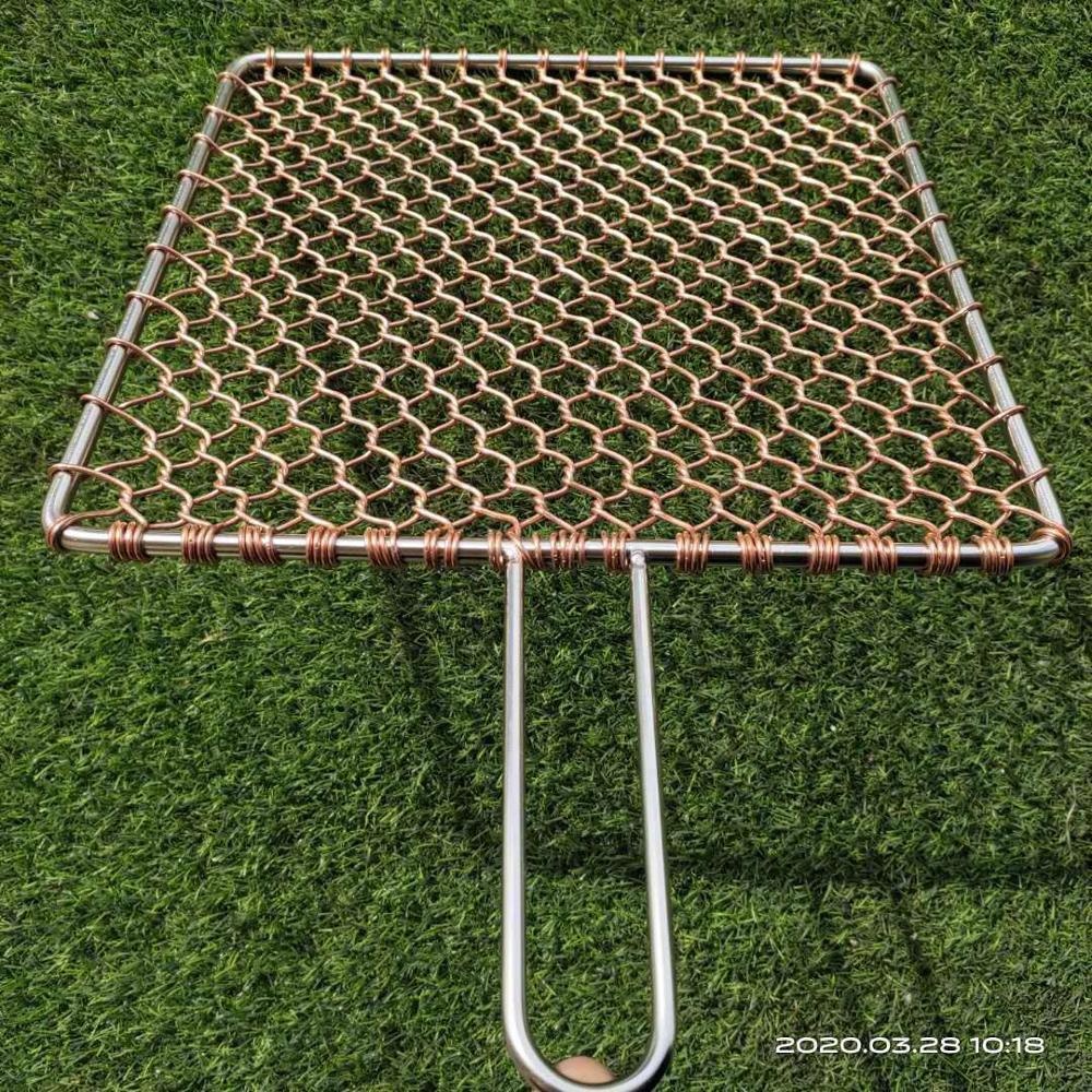 280mm Disposable bbq grill mesh bbq grill wire mesh for korea market