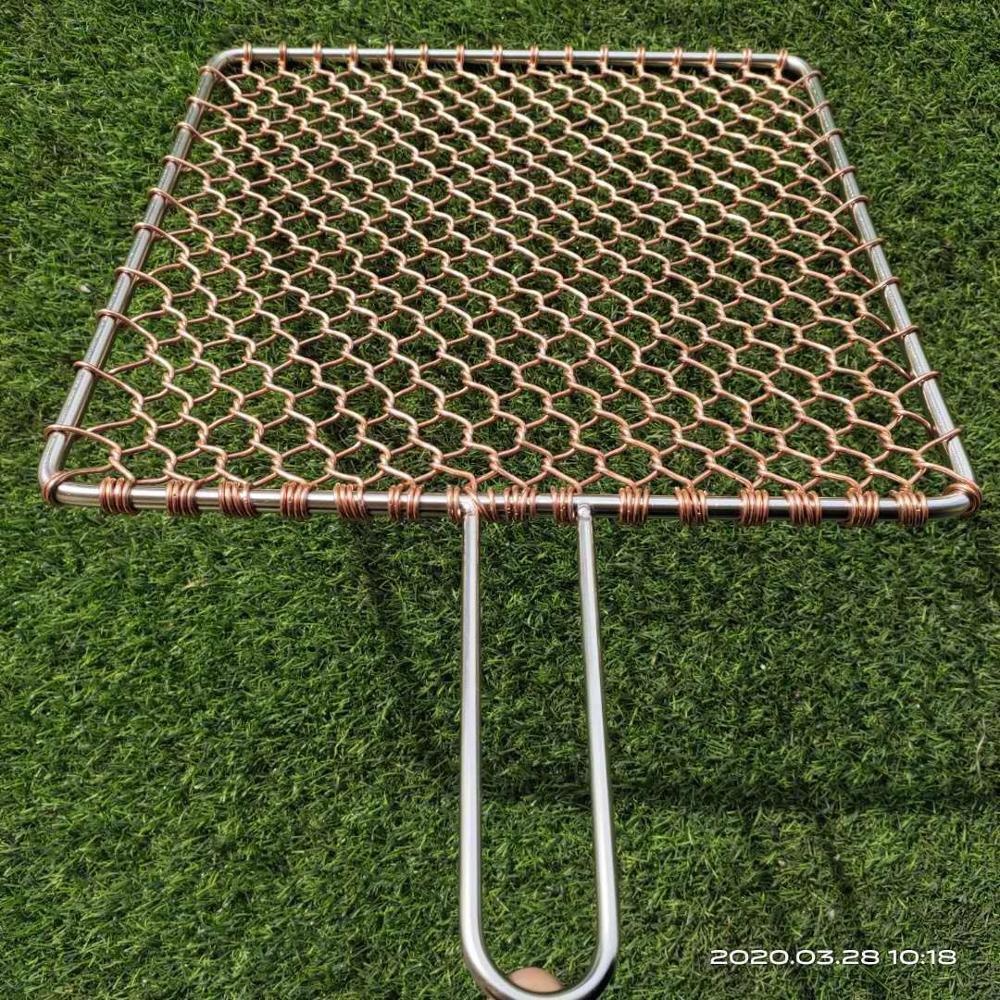 280mm sekali pakai BBQ Grill Mesh BBQ Grill Wire Mesh untuk Pasar Korea