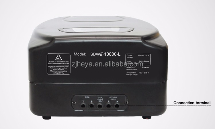 Wall Mounted Stabilizer Voltage Power Supply 12KVA 10KW Single Phase Automatic Voltage Regulator