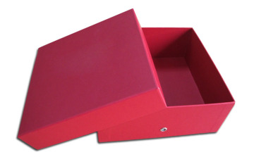 Red Kraft Paper Box Women Shoe Packaging