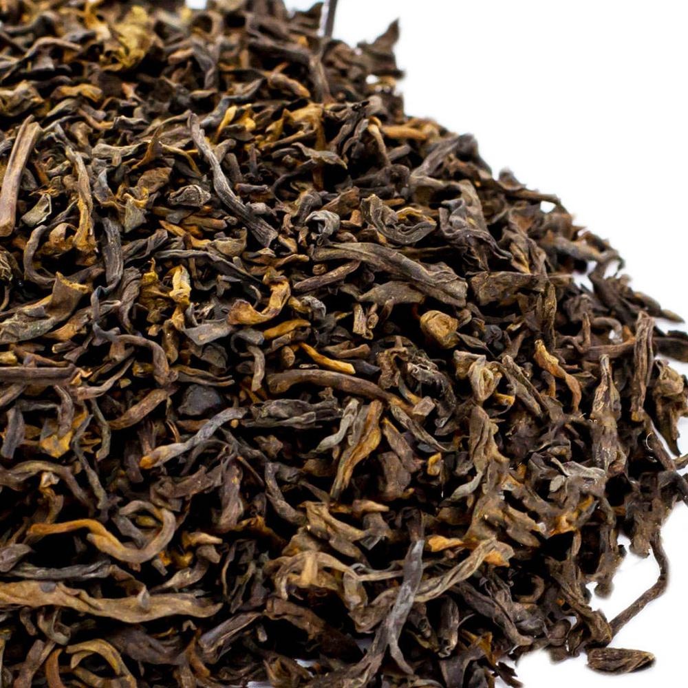 Chinese Natural Fermented Dark Red Pu'er Tea With Milk Flavor