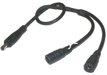 1 Male to 2 Female Parallel Trailtech Coaxis Plug "Y" Cable